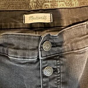 Madewell Women's High Rise Dark Charcoal Jeans